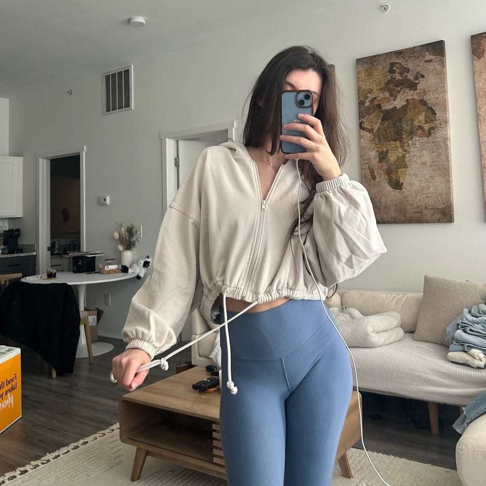 Cream Hoodie